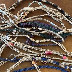 Lot of 18 Guatemala Hemp Bracelets